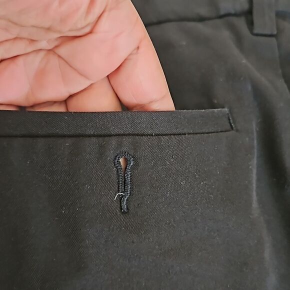 Haggar Men Casual Dress Pants 32×32 Black - Picture 9 of 16